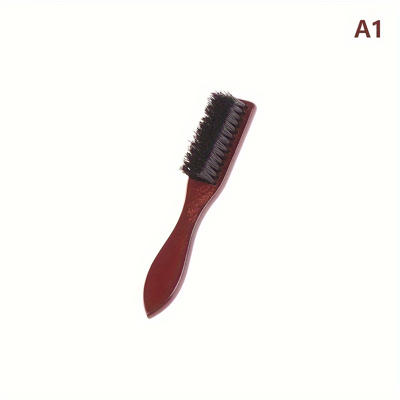 1pcs Vintage Horse Hair Beard Brush Haircut Brush Broken Hair Sweeping Hair  Brush