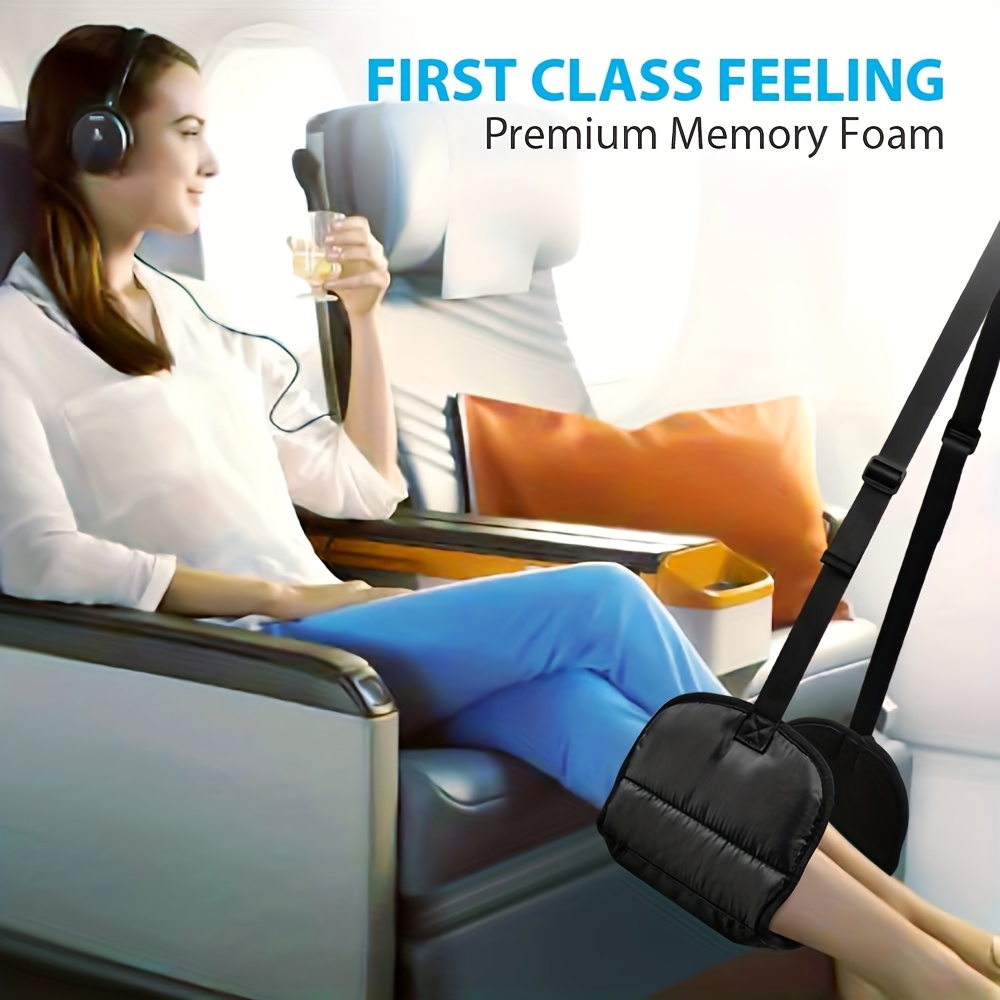 Airplane Footrest With Adjustable Strap Quick Release Buckle - Temu