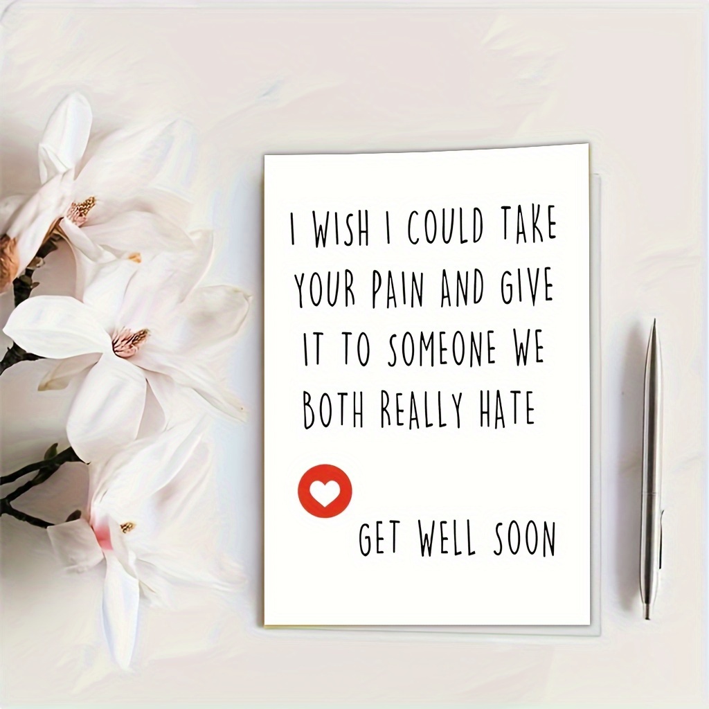 Funny Get Well Soon Cards Get Well Soon Gifts For Women - Temu