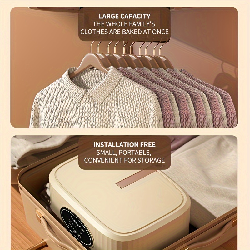 Mini secadora, secadora de ropa portátil para apartamentos, mini secadora  portátil pequeña, secadora de ropa de viaje, adecuada para trajes de baño