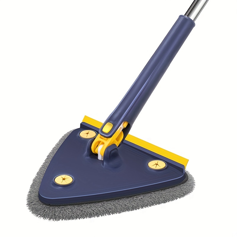 Rotatable Adjustable Triangle Cleaning Mop, Reusable Mop