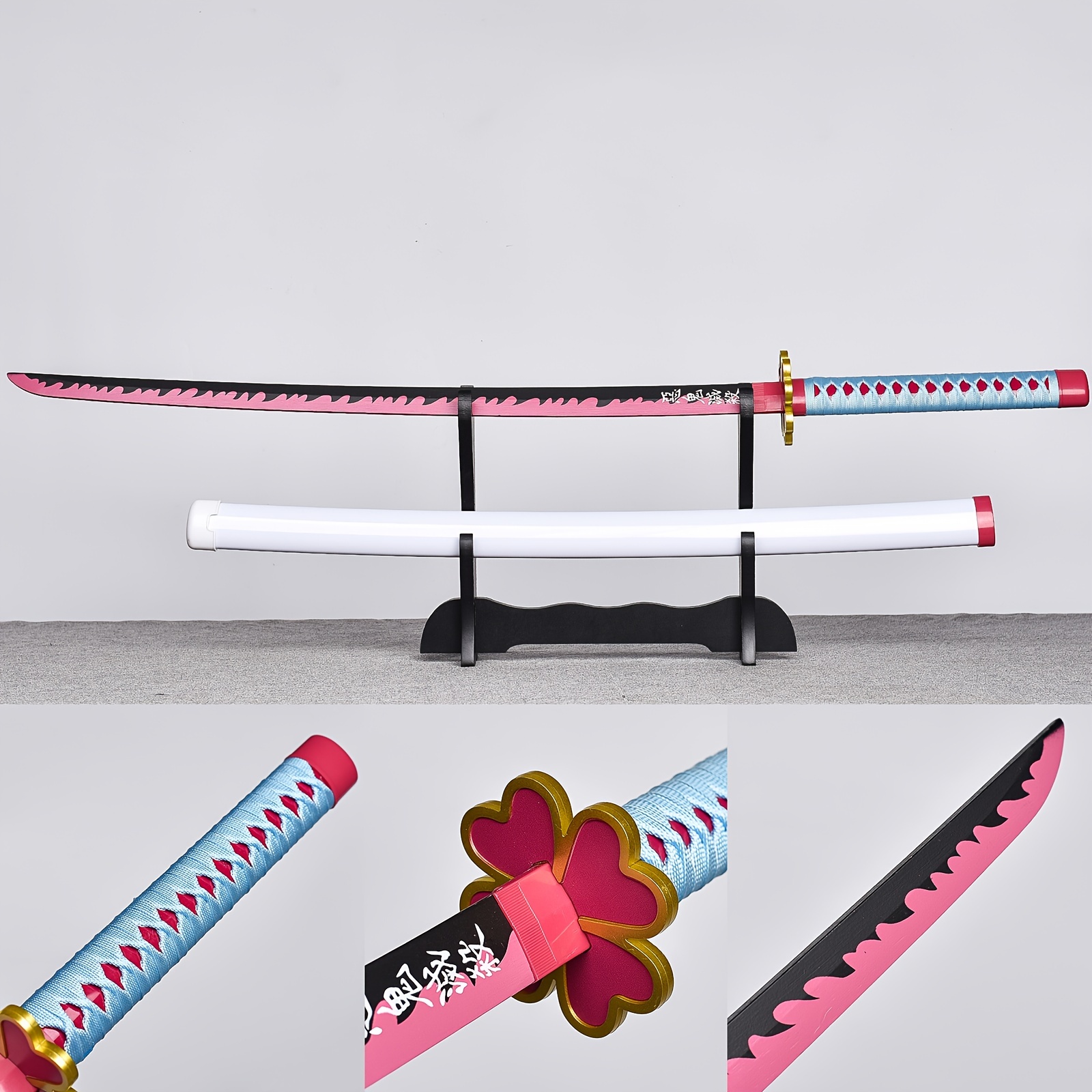 Esclusiva Elegante Katana Anime Fatta A Mano Spada Samurai - Temu