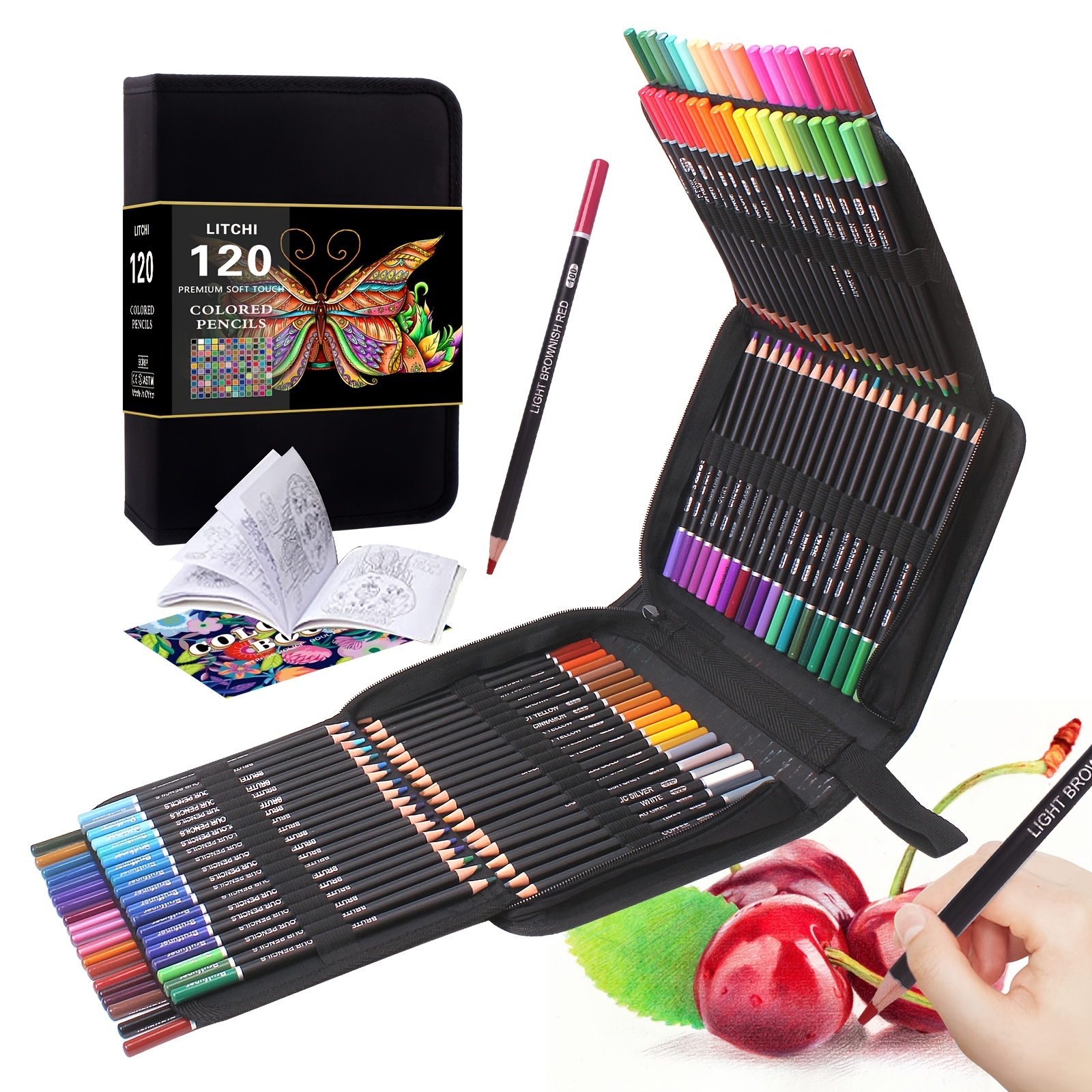 Melifluo 72 Crayons de Couleur Dessin Professionnel pour Adultes