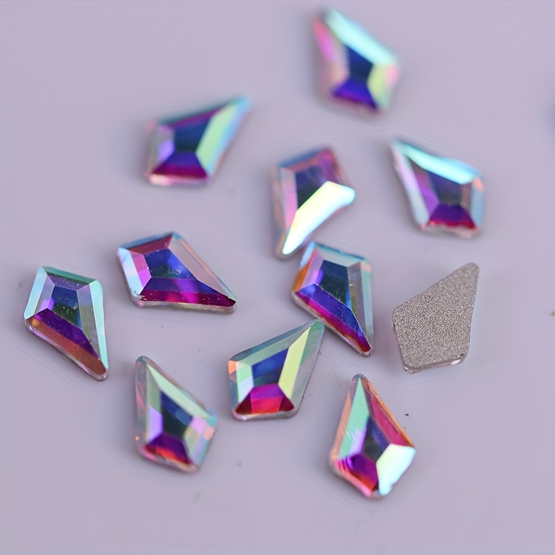 Flat Back Ab Nail Art Rhinestones sparkle Nail Art Gemstones - Temu