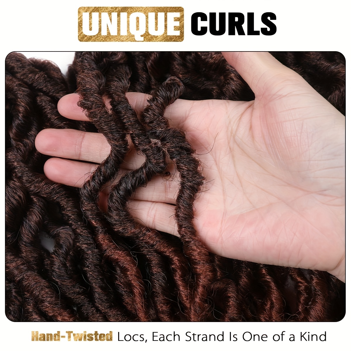 4 Packs 6 Packs Dreadlocks Crochet Faux Locs Synthetic Braiding