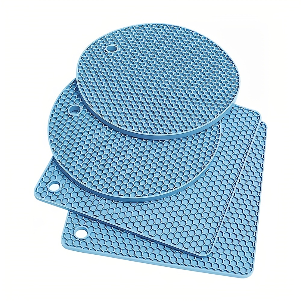 Silicone Trivet Mats - Heat Resistant Trivet Mats Pot Mat Pot Coaster For  Countertop, Spoon Holder, Gripper Pad, Hot Pots And Pans - Temu