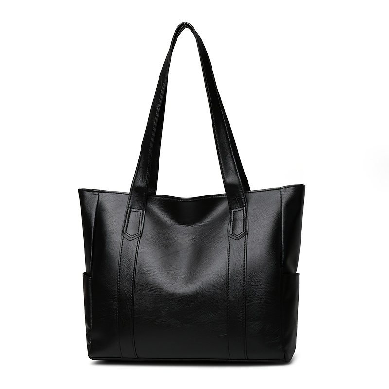 Ladies black shop tote bag