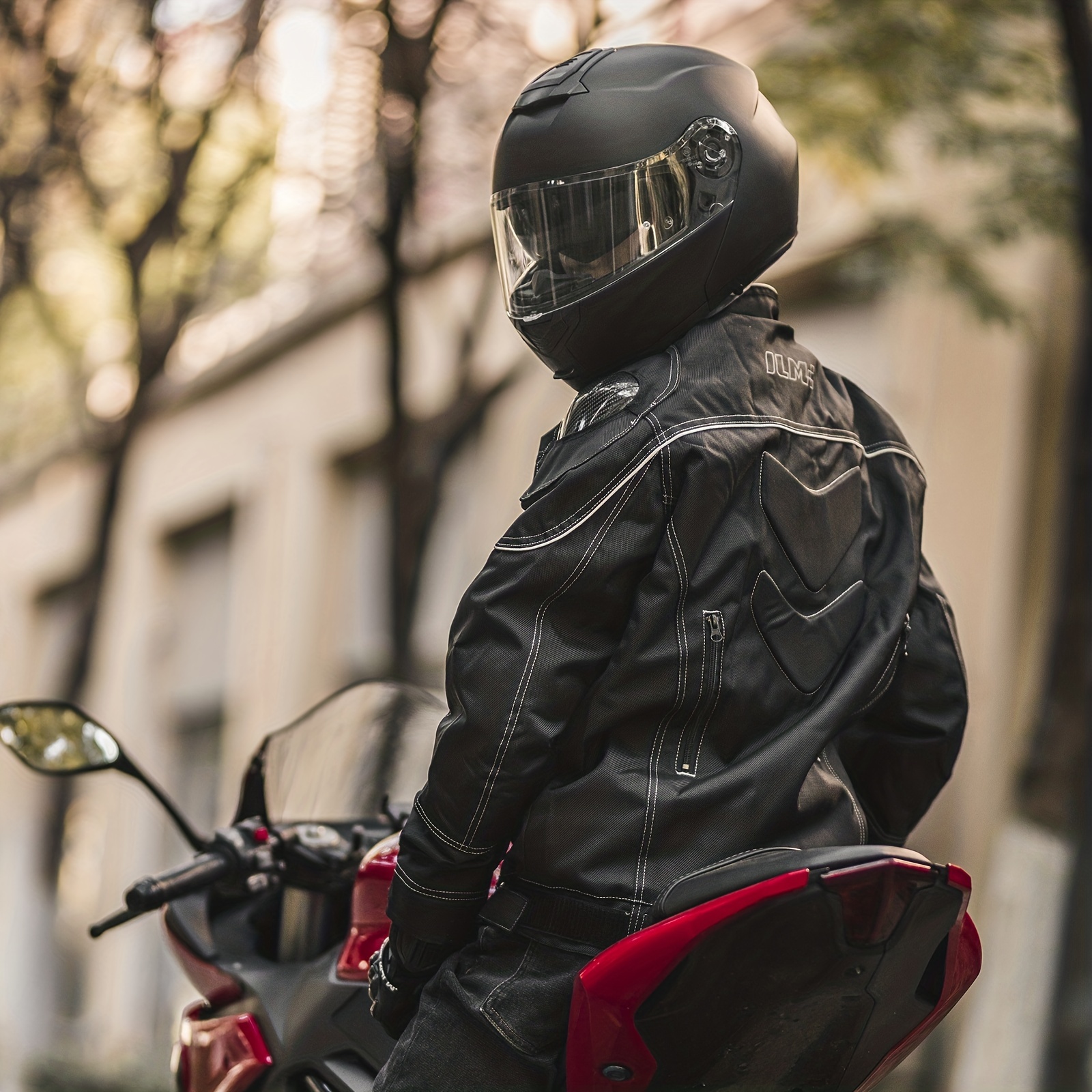 ILM Motorcycle Helmets for Adults Dual Visor Enlarged Air Vents Modular  Full Face Cascos para Motos Men Women DOT Model DP998