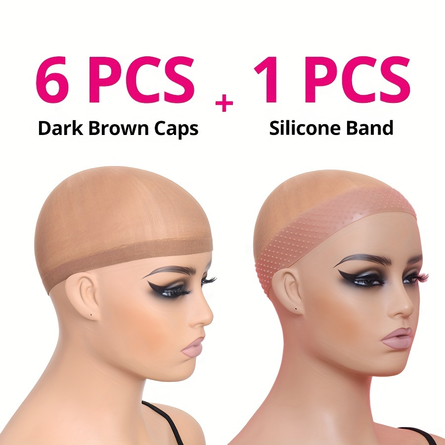6PCS Wig Grip Headband Adjustable Silicone Hair Wig Band For