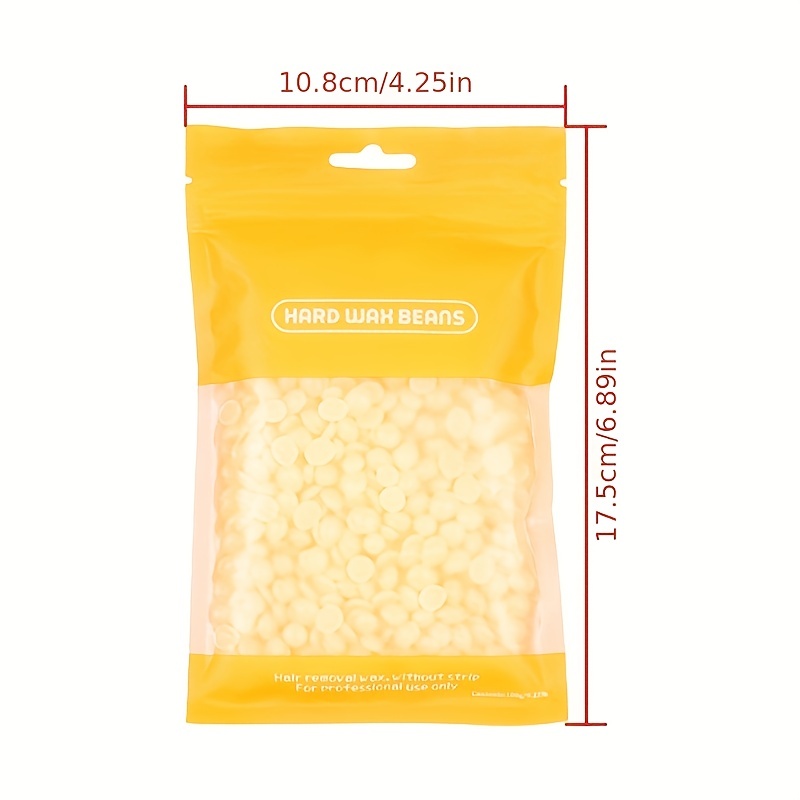 100g Natural Hard Wax Beads Long Lasting Perfect for Sensitive Skins