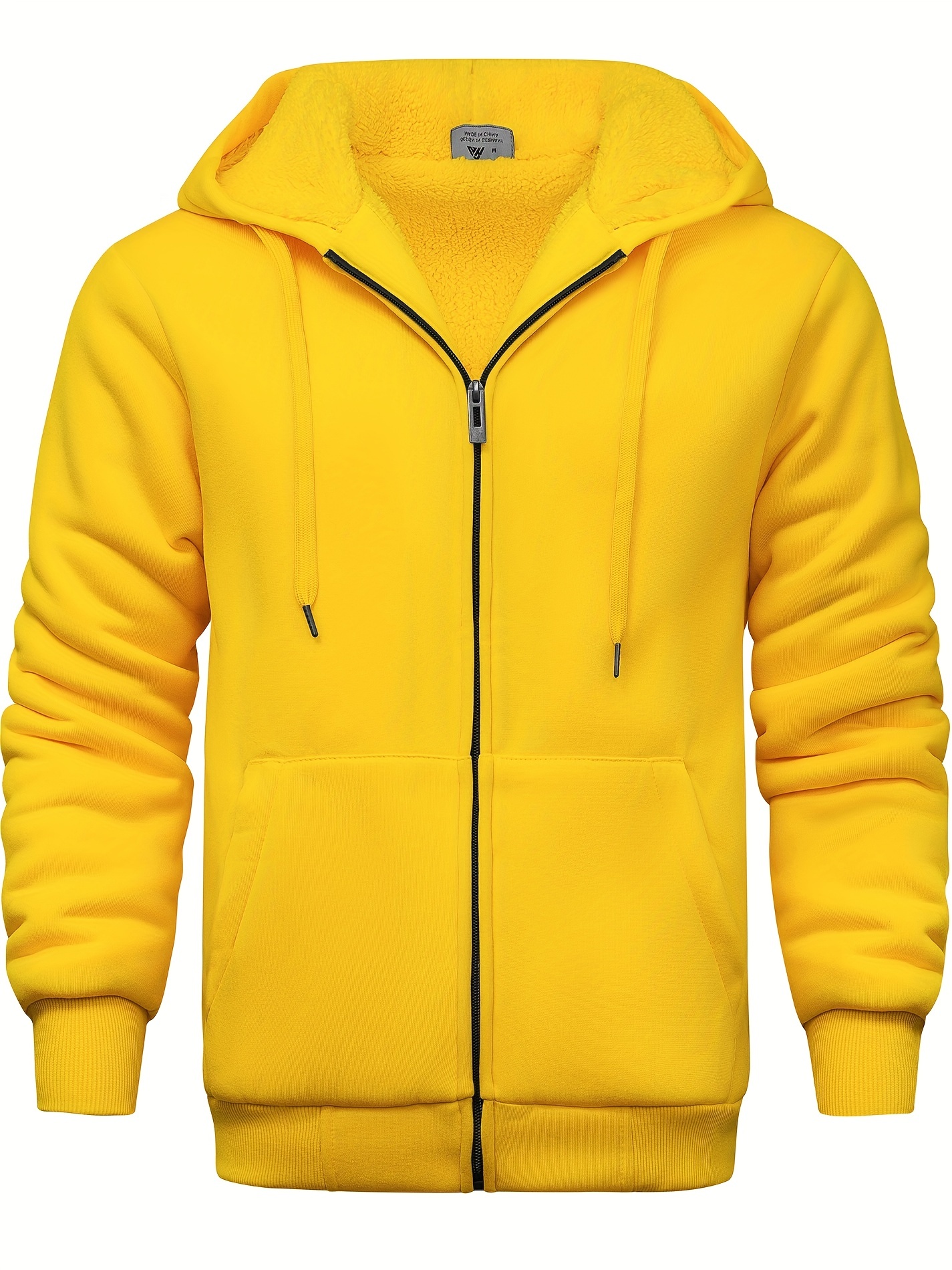 Sudaderas Polares y Chaquetas Hombre amarillo 