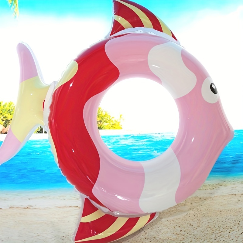 Summer Inflatable Fish Swimming Ring Underarm Water Toy