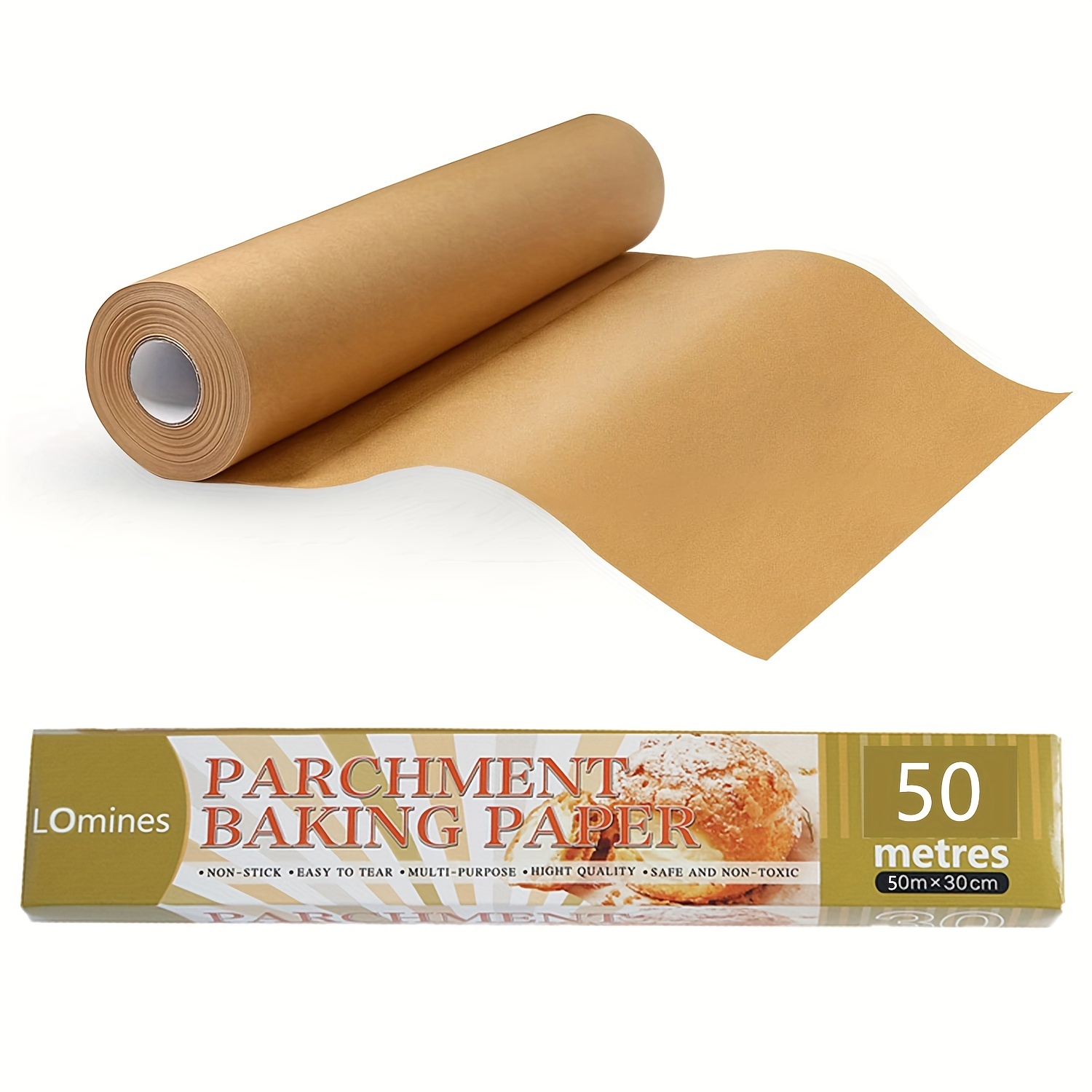 Parchment Paper Roll For Baking 12 Inch X 164 Ft Roll,for Cooking