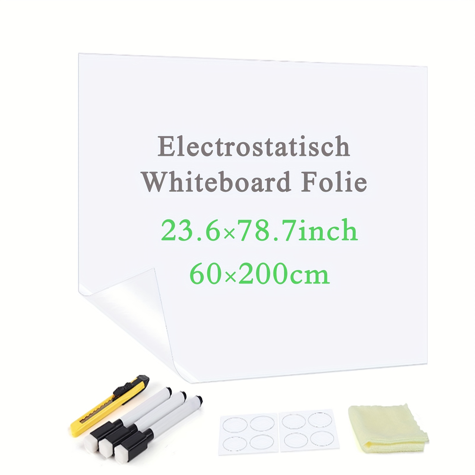 Electrostatic Adsorption Whiteboard For Writing Drawing - Temu