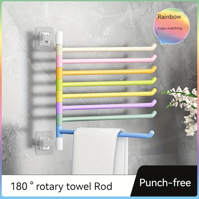 Stainless Steel Bath Towel Rod Length Height Installation - Temu