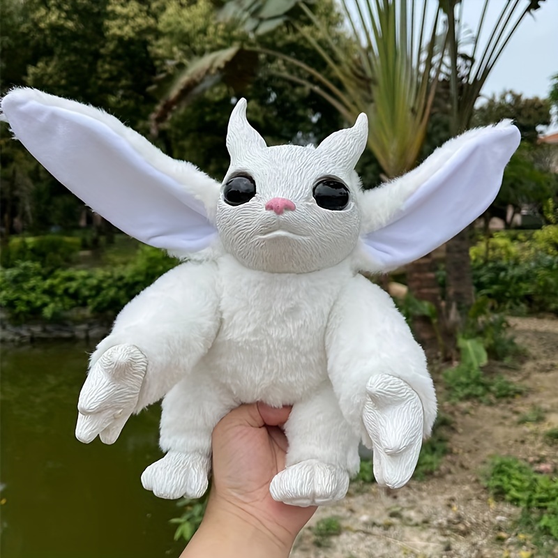 1pc poupée en peluche ori blanche polyester Temu Morocco