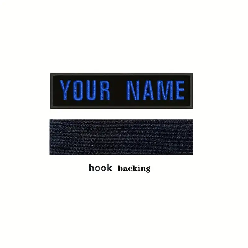 Custom Name Patch Personalized Embroidered Name Tapes With - Temu