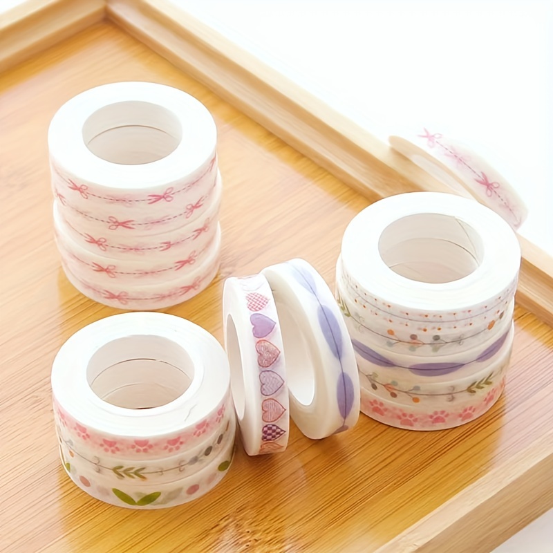 NEW 1PC 10M Cartoon Cats with Red Hearts Cups Valentine Washi Tape  Scrapbooking Planner Adhesive Masking Tape Kawaii Stationery - AliExpress