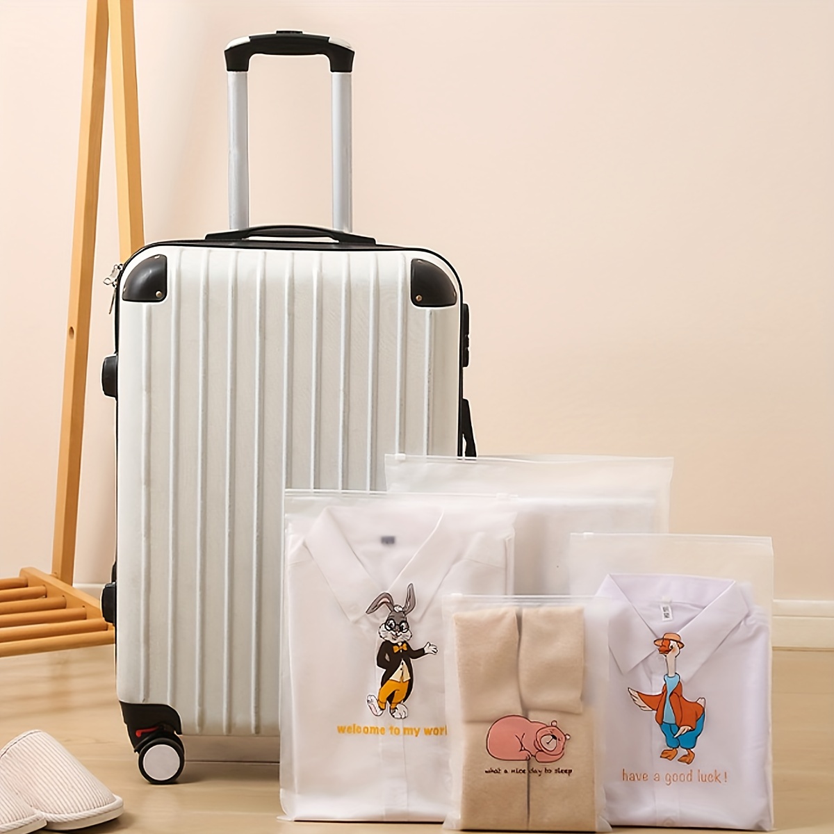 Travel Storage Bag Portable Clothes Storage Bag Luggage - Temu