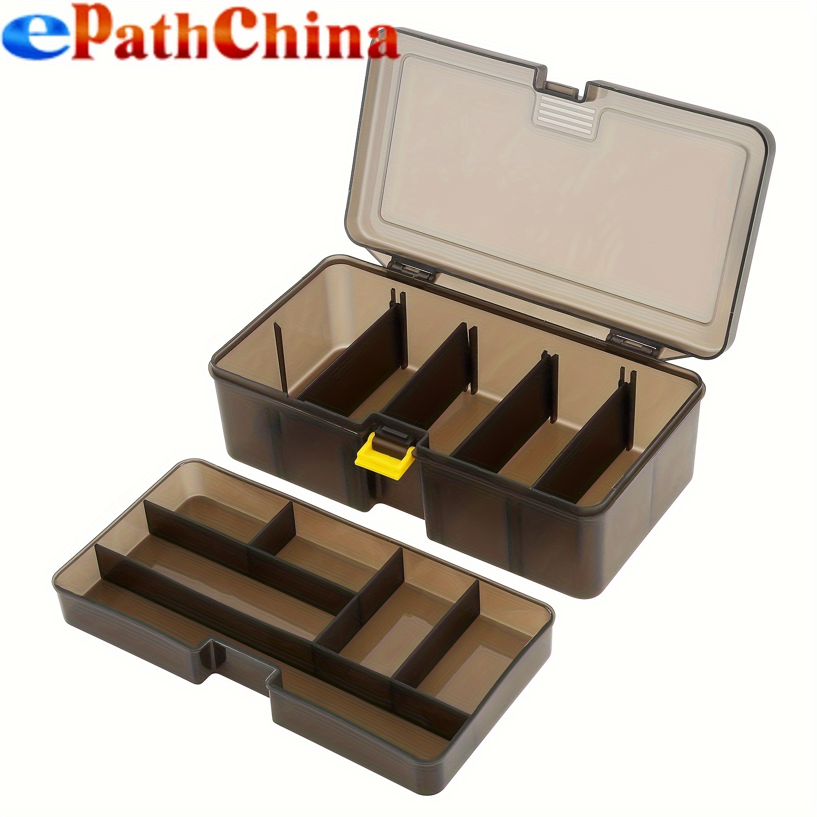 2pcs Box Lure Box Fishing Lure Holder Fishing Tackle Storage Case Fishing  Lures Container Jewelry Beads Storage Case Fishing Gear Container Hard Bait