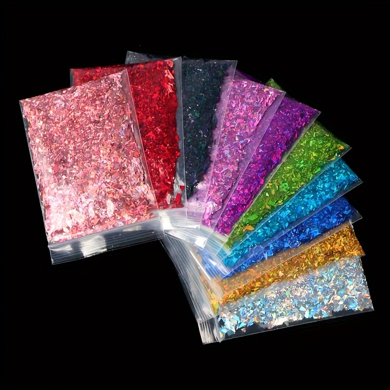  Thick Glitter 12 Colors Pigment Powder for Soap Making,  Cosmetic Holographic Glitter Pigments for Nail Face Eyes Lip Gloss Makeup  Resin Dye : Arts, Crafts & Sewing
