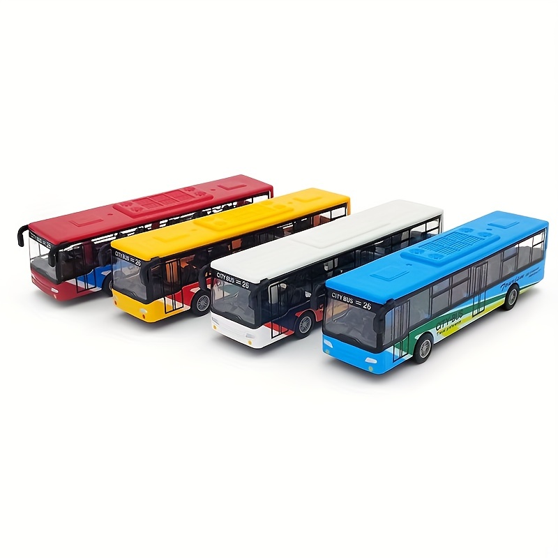 Set 4 Autobuses Juguete Niños ¡regalo Ideal Navidad - Temu