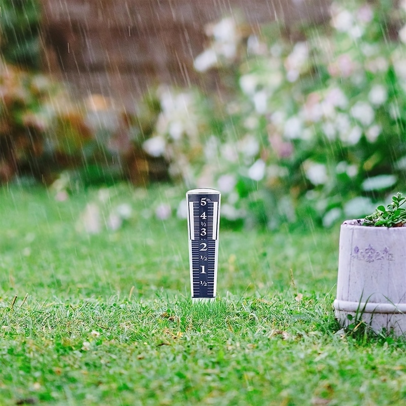  Medidor de lluvia de jardín al aire libre de dos lecturas para  jardín al aire libre Patio : Patio, Césped y Jardín