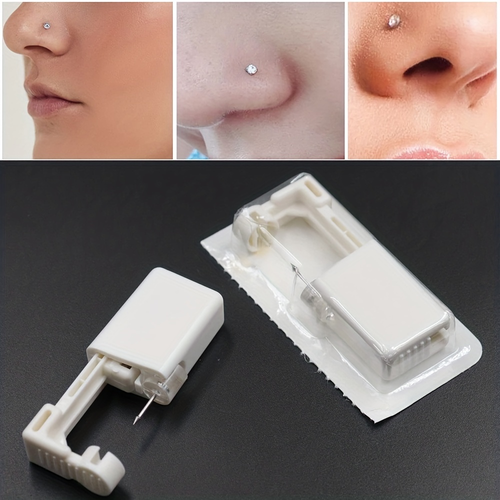 4pcs/set New Safety Disposable Sterile Ear Studs Piercer Painless