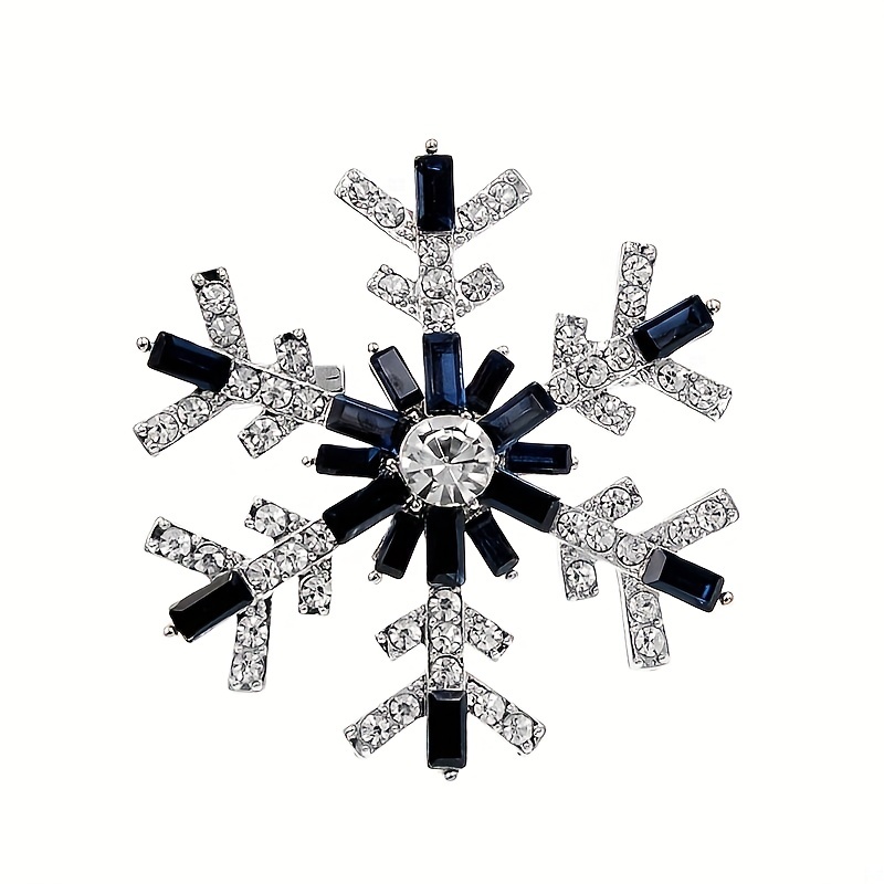 Christmas Snowflake Brooch Pin for Women & Girls