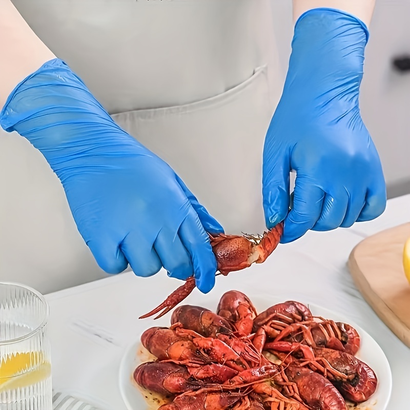 Water-resistant Nitrile Dishwashing Gloves - Protect Your Hands And  Tableware With These Durable And Comfortable Kitchen Accessories - Temu