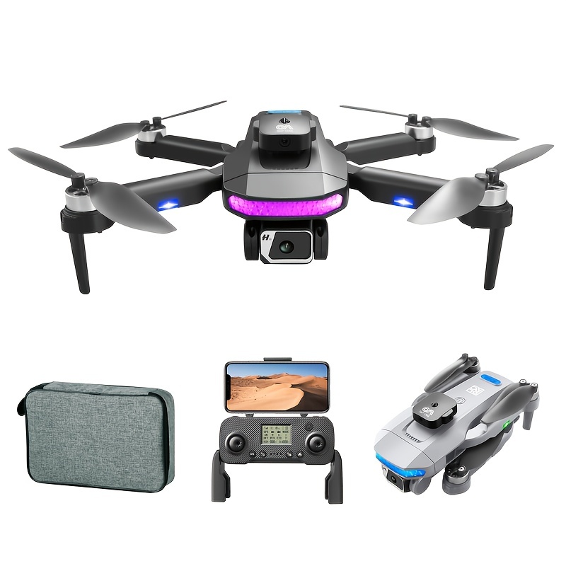 Obstacle Avoidance Drone For Adults Beginner, HD Dual Camera, GPS  Positioning, Brushless Motor, Intelligent Follow, App Control, Optical Flow  Position