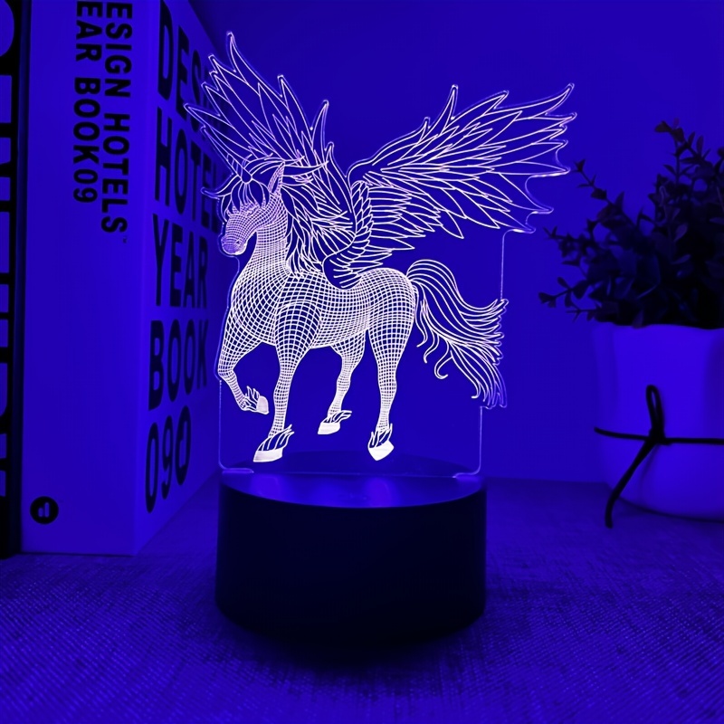 Lampe de bureau pour enfant en forme de licorne 