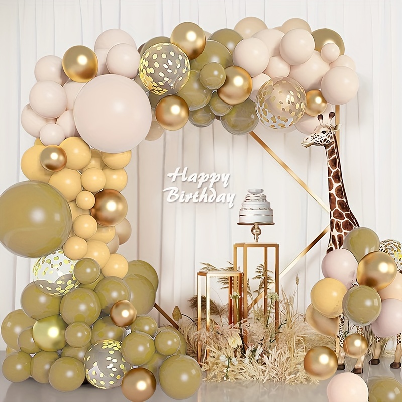 Balloons Garland Arch Kit With Bone Print Foil Balloons Red - Temu