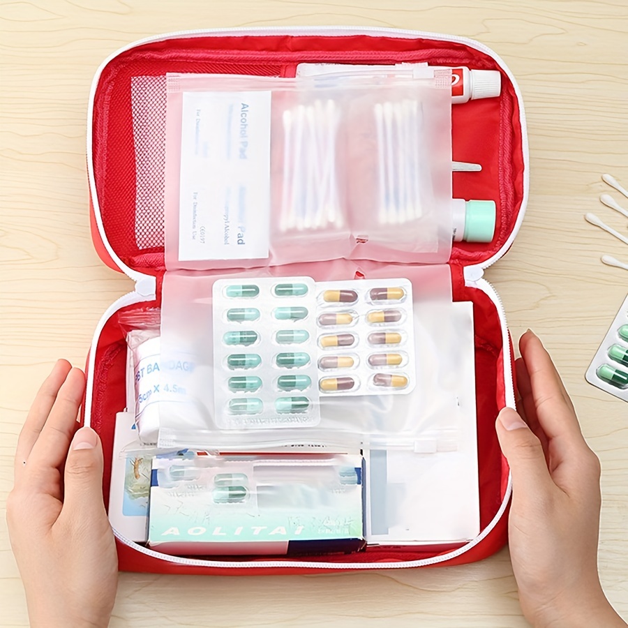 Empty First Aid Kit Bag for Travel & Outdoor Use