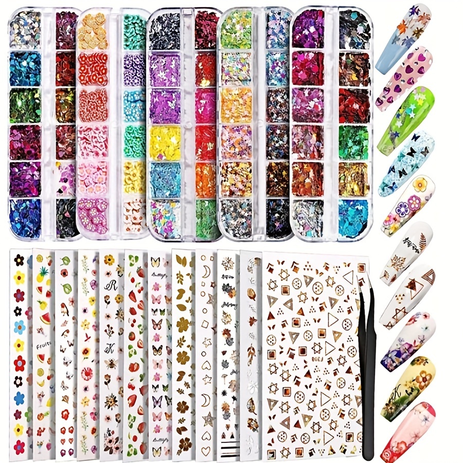 BES-24050 - Nail Art - beselettronica - Glitter decorazione unghie