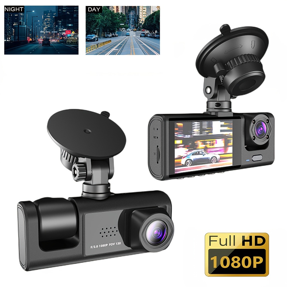 Dash Cam Front and Inside 1080P FHD Dual Dash Cam for Cars,Car Camera  Dashcam with Infrared Super Night Vision, 170°Wide Angle, Car Camera Dash  Cam