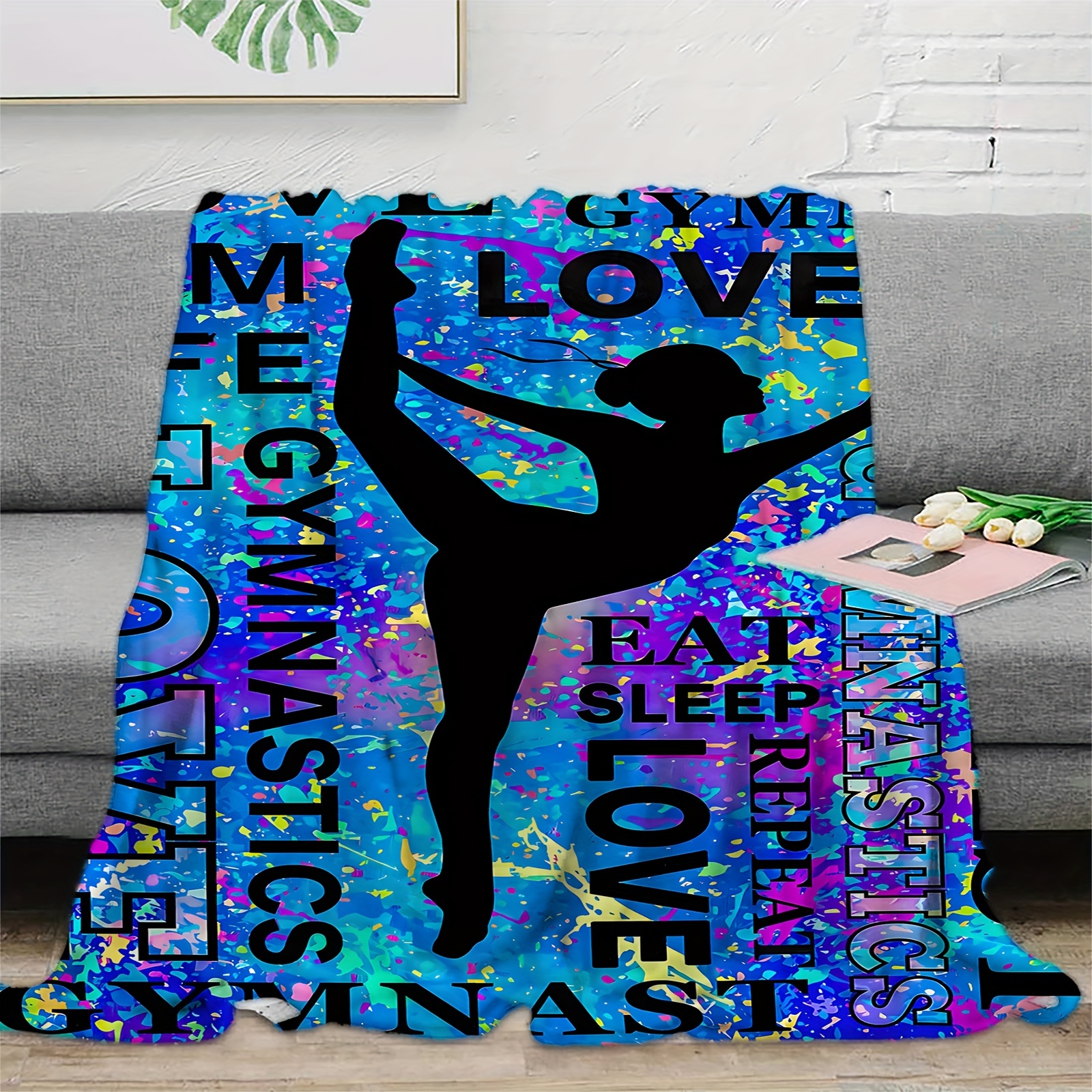 Gymnastics Lovers Blanket Gymnast Gifts Girls Teens Women - Temu Canada