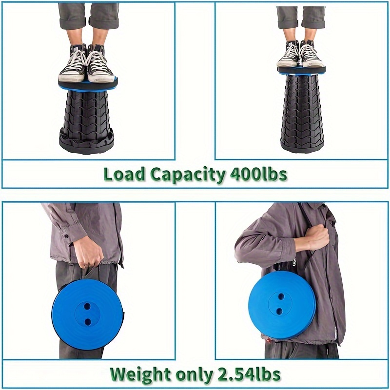 Folding Lightweight Stool Load Bearing 400 Pounds Portable And Foldable  Extendable Stool Suitable For Outdoor Camping Fishing Hiking Barbecue, Shop The Latest Trends