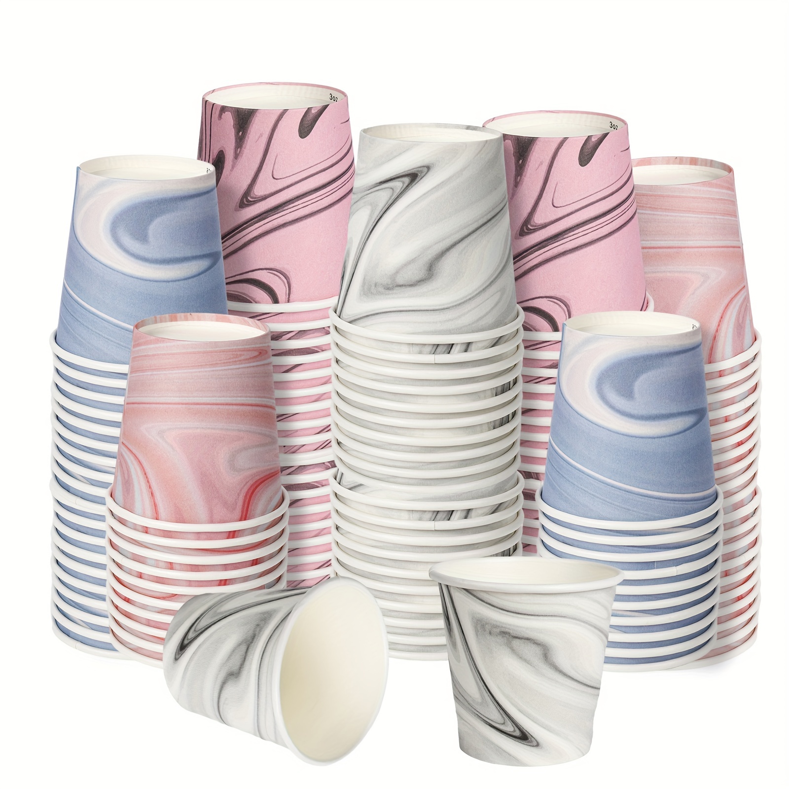 800 Count 3 Oz Paper Bathroom Cups 3 Oz Small Paper Cups Mini Abstract  Design Pa