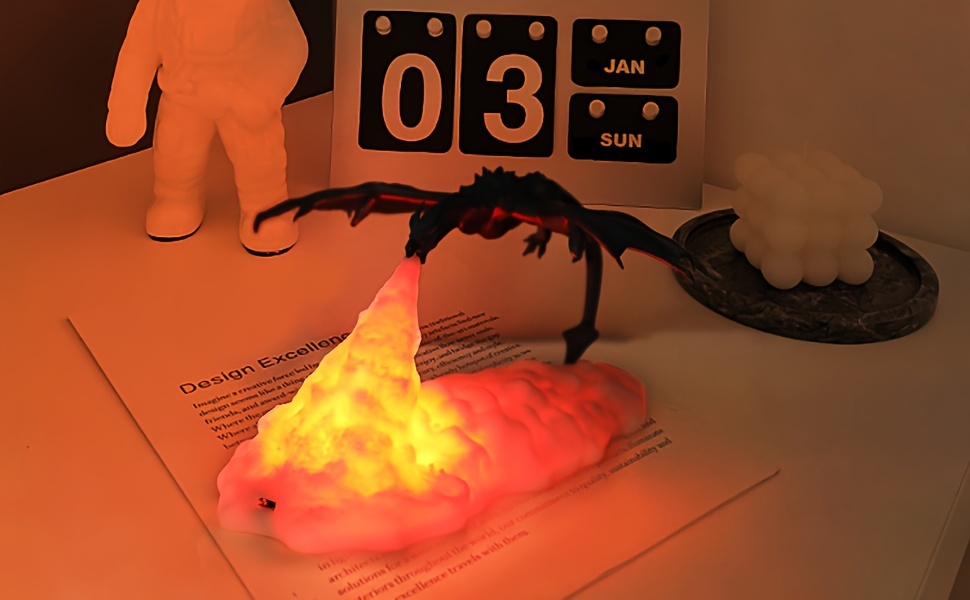 Circuit Diagram, 3D Printed Dragon Lamp