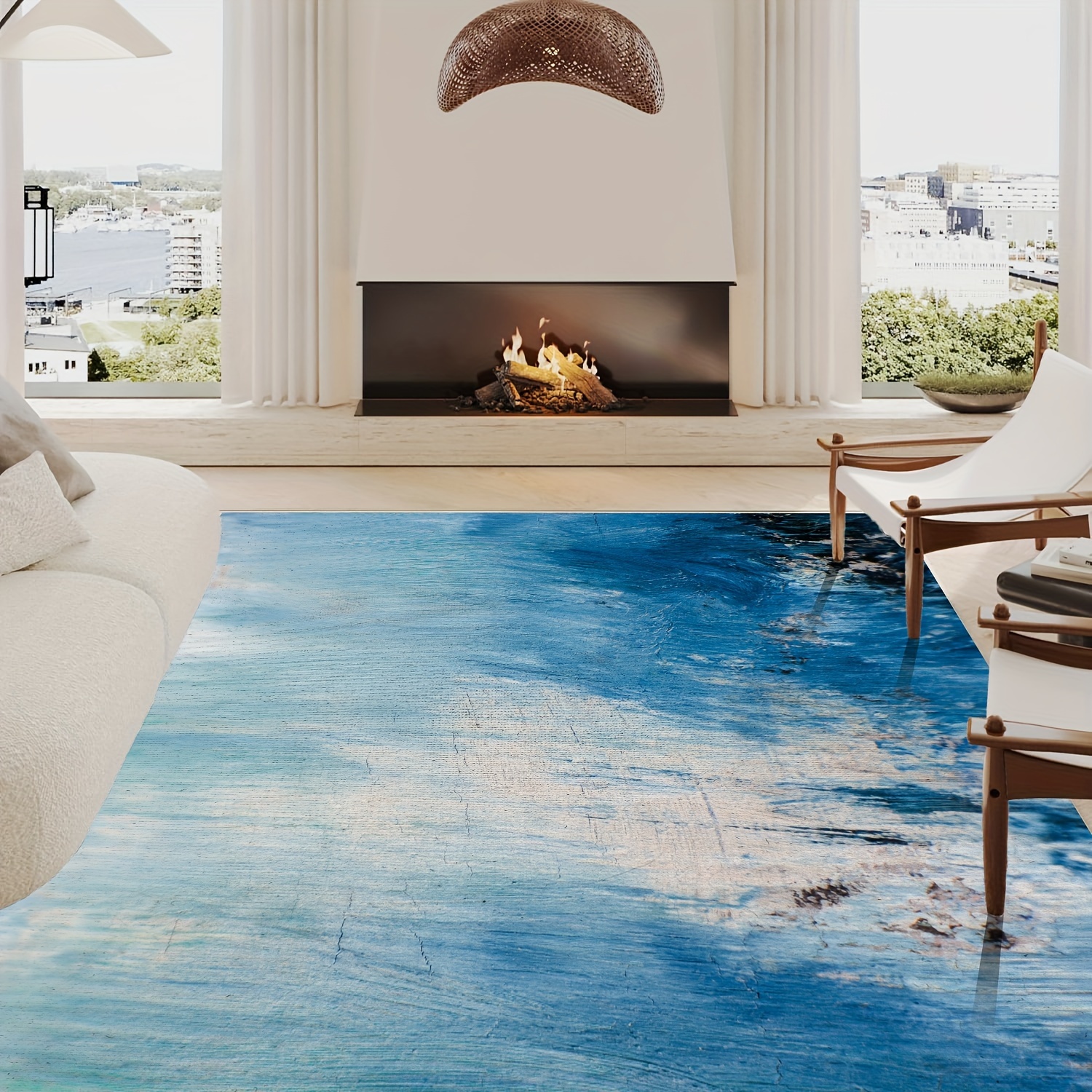 Cashmere Area Rug Nordic Minimalist Style Carpet - Temu