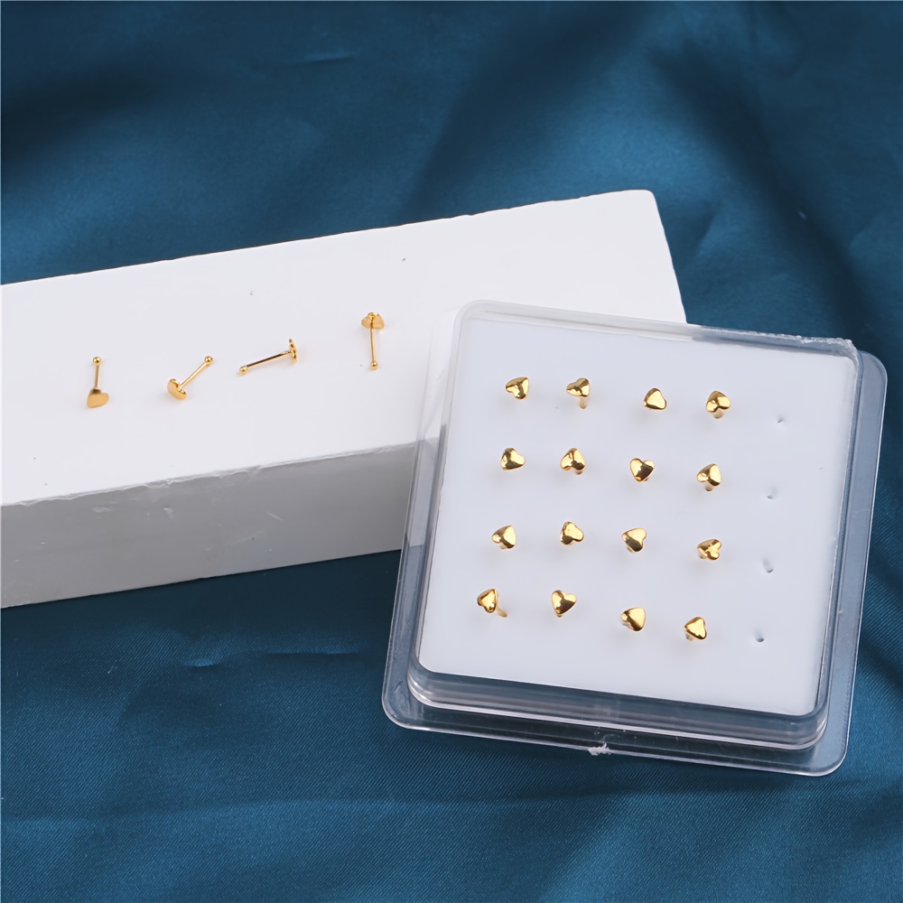 Bendable hot sale nose studs