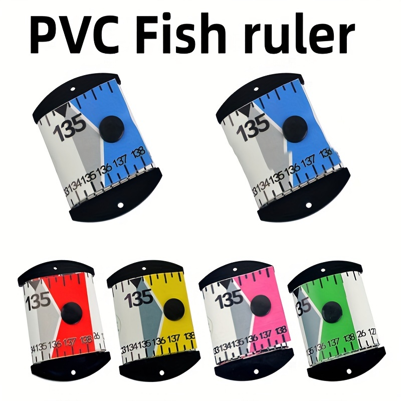 Colorful Pvc Fishing Ruler Fish Measurement Tool - Temu