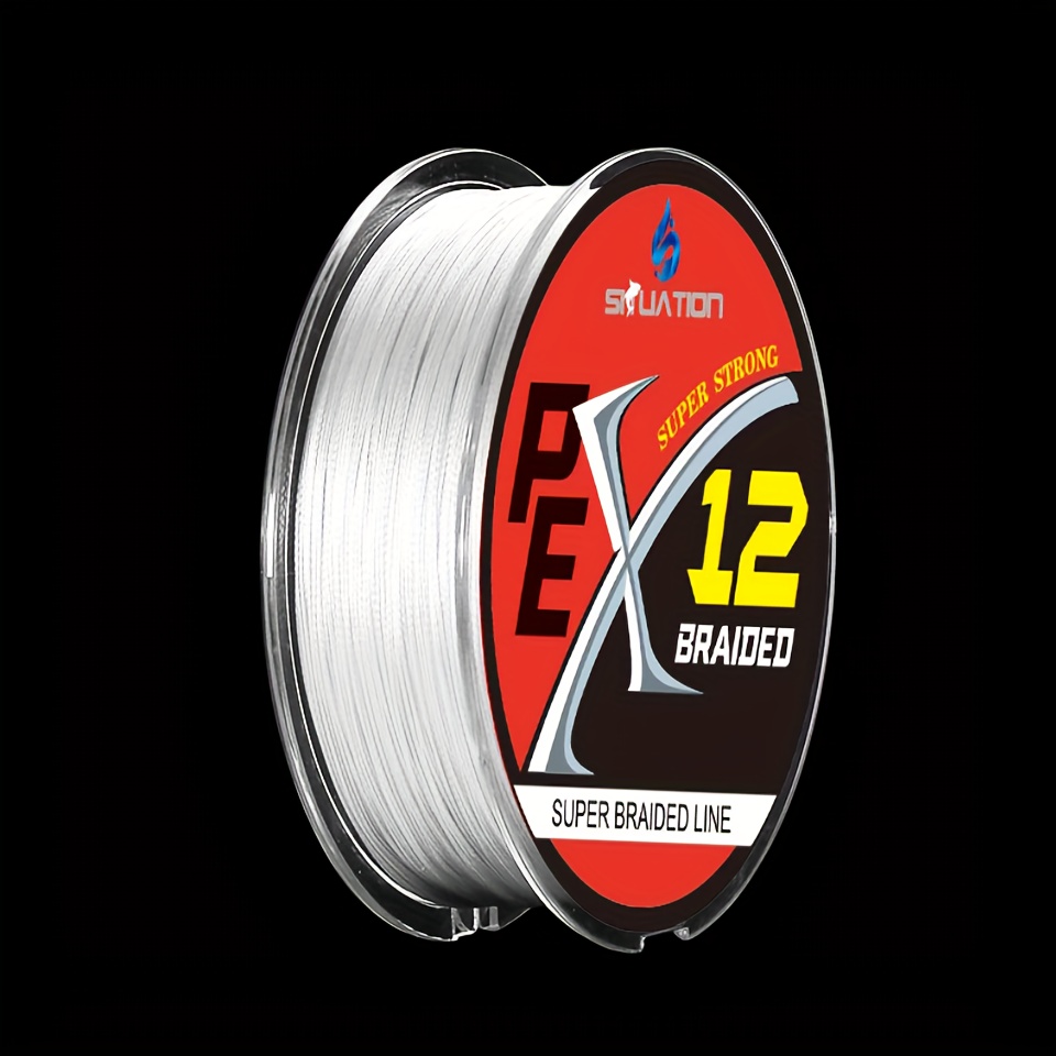 Non fading 12 braided Pe Fishing Line Strong Smooth Wear - Temu