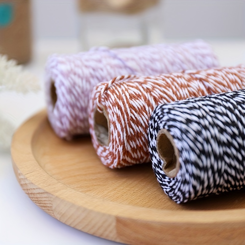 Double Color Cotton Twine Gift Wrapping Rope In Thickness - Temu