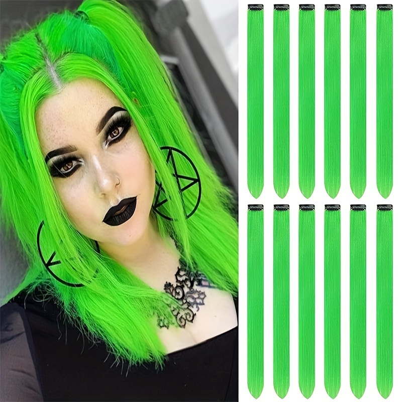 12 Pcs Y2K Hair Extension Clip In Hair Extensions 55 88 Cm