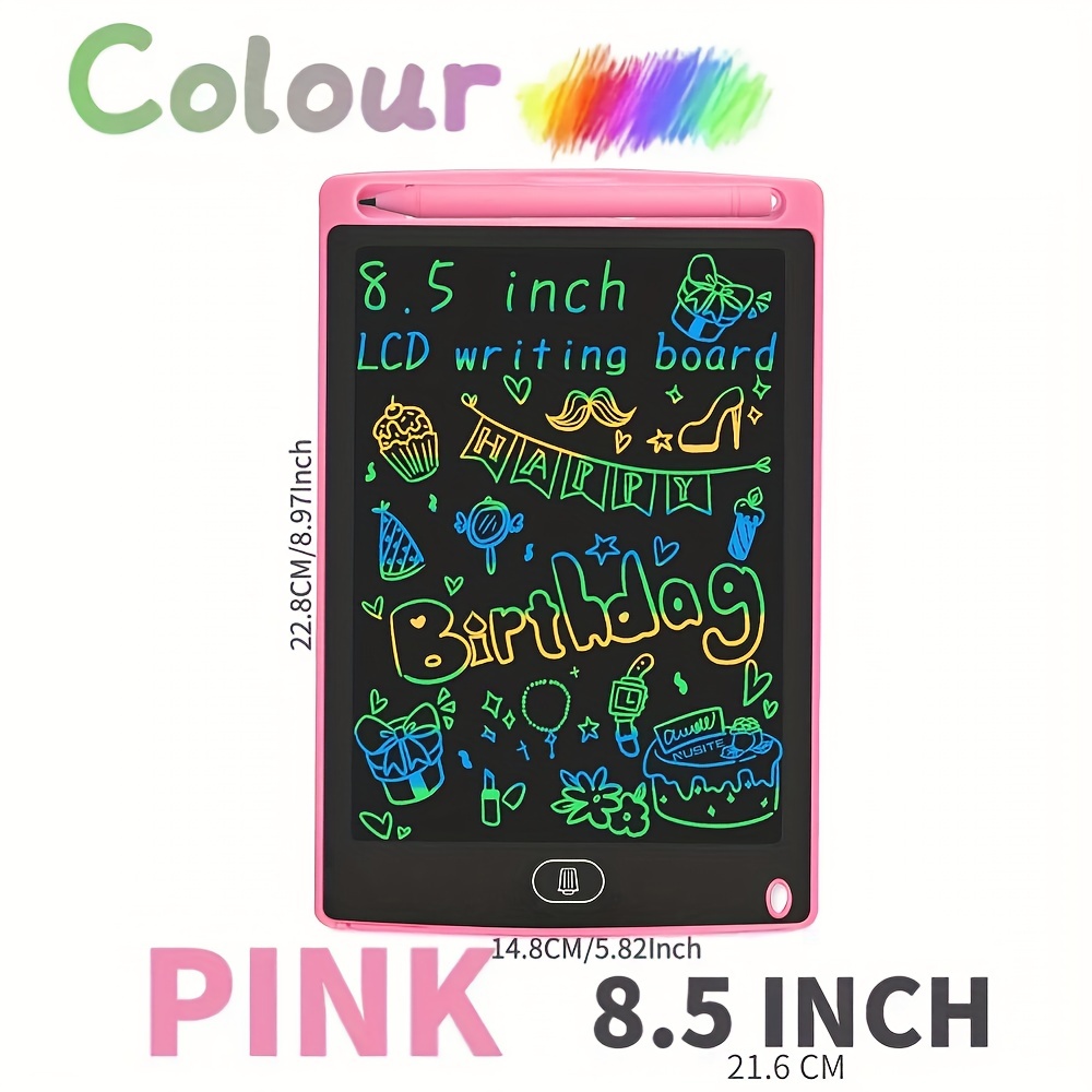 LCD Writing Tablet Drawing Board 12 Inch Colorful Girls Toys Christmas  Birthday Gift for 3 4 5 6 7 Year Old Girls Erasable Drawing Tablet Doodle  Board