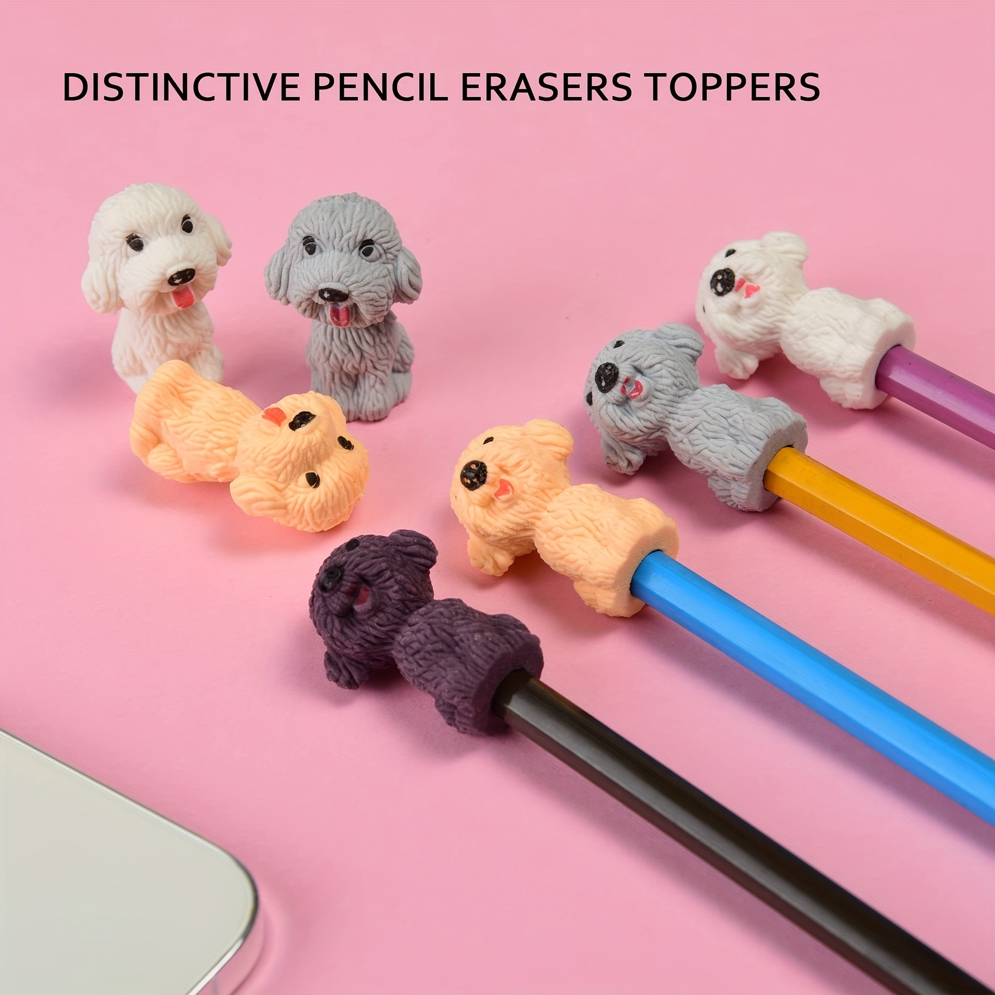 Gommes à crayon en forme d'animaux 4 8 16 24 pièces gommes à - Temu Canada