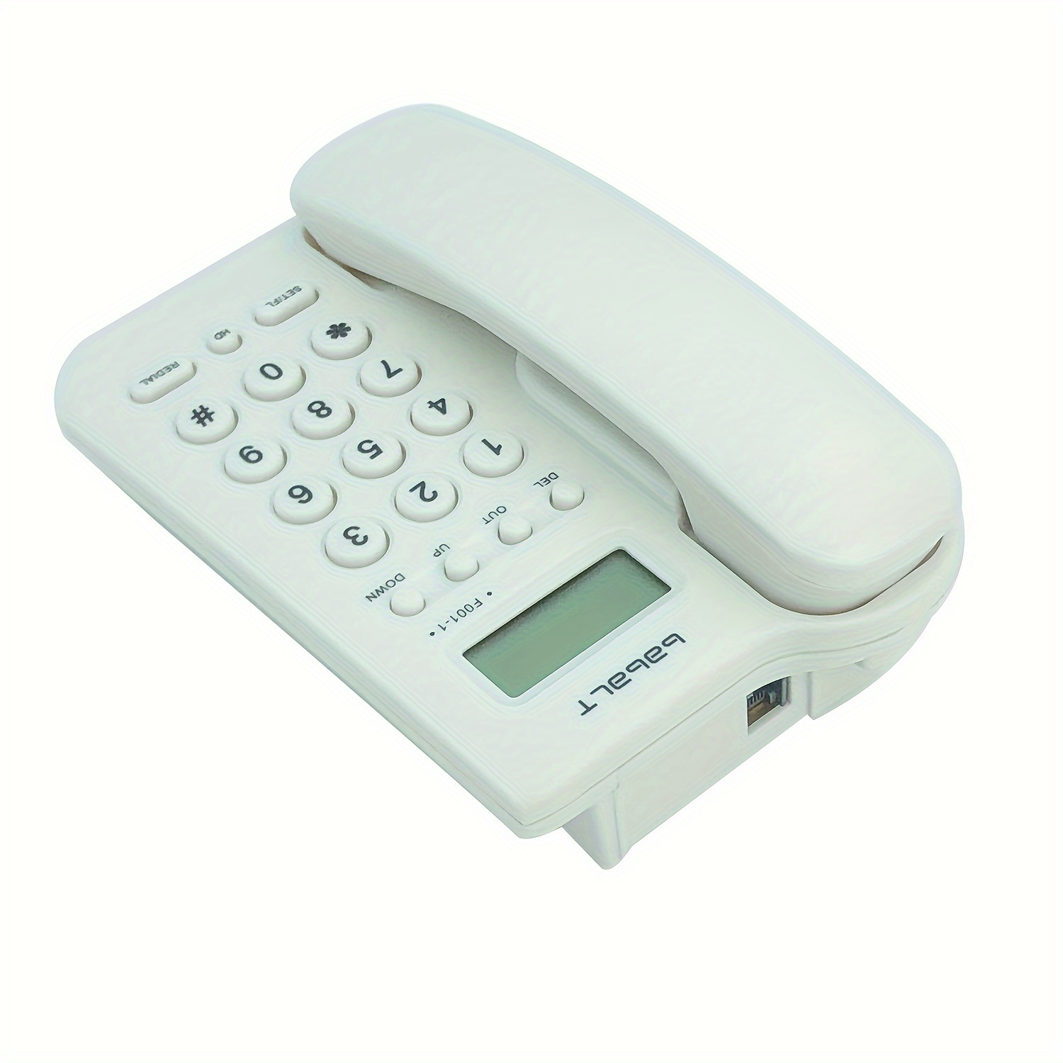 Acheter Téléphone fixe filaire de bureau avec identification de l'appelant,  écran LCD réglable