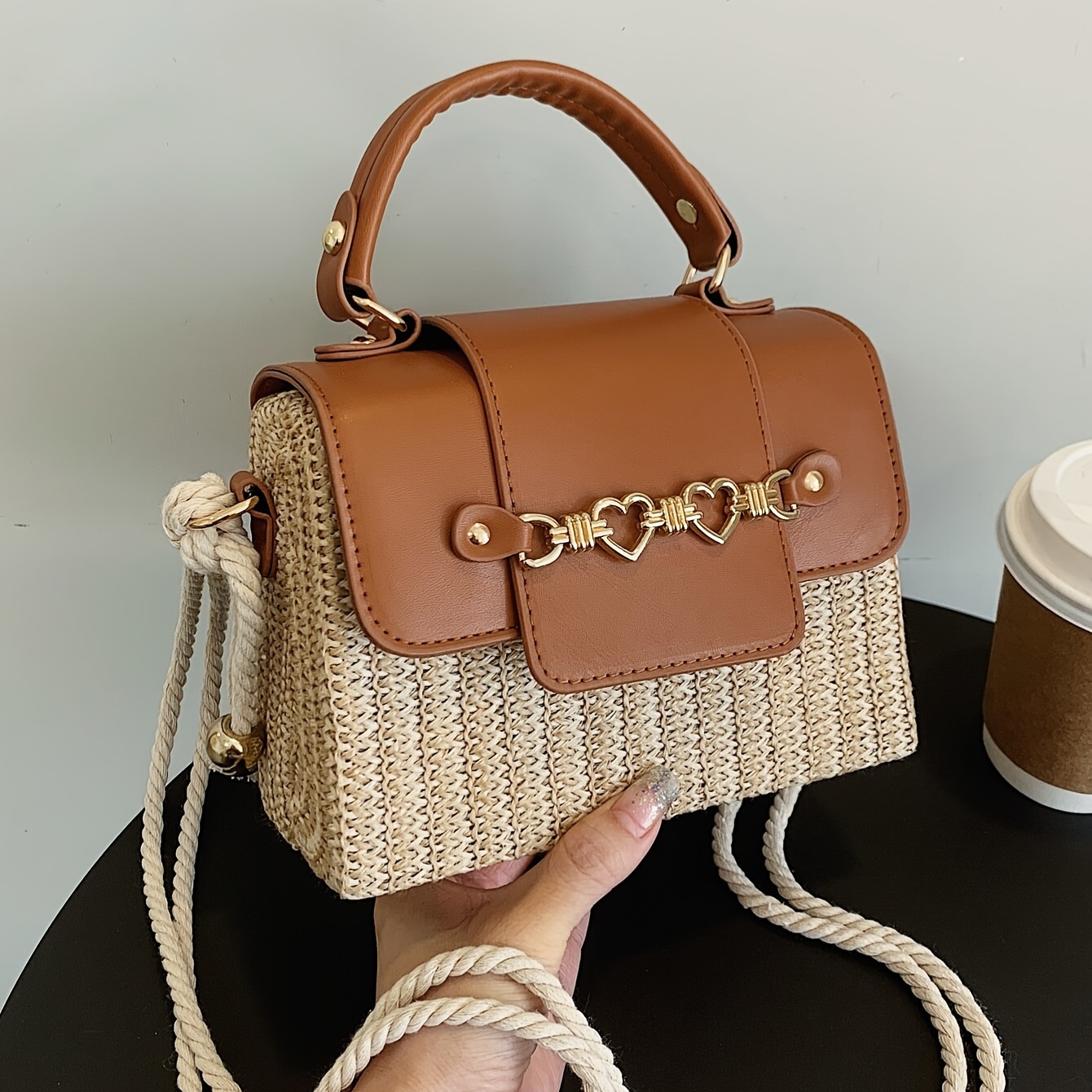 Woven Leather Box Purse / Handbag / Made in Italy / 50's & - Etsy